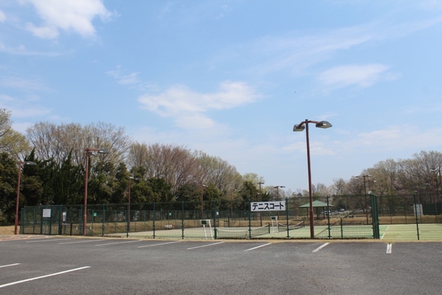 美里町遺跡の森テニスコートの写真