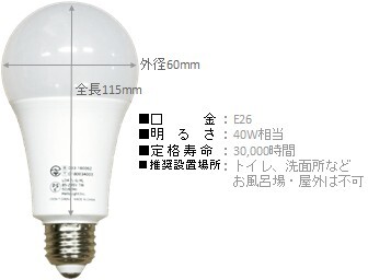 電球サイズ